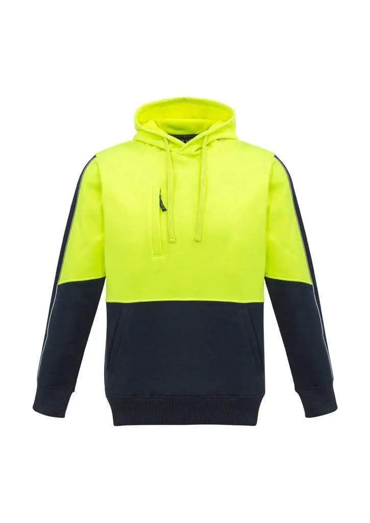 Syzmik Workwear Unisex Hi Vis Pullover Hoodie ZT484 Work Wear Syzmik XXS Yellow/Navy